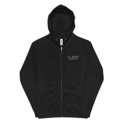 J. L. Rago Embroidered Zip Up Hoodie